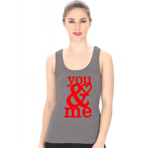 You And Me Love Graphic Printed Tank Tops