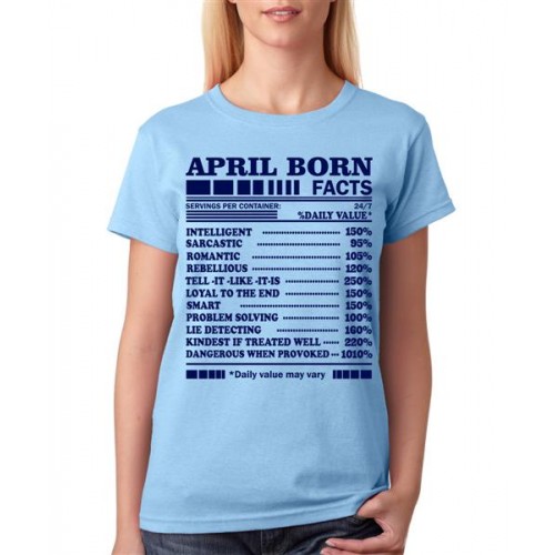 April Birthday Graphic Printed T-shirt