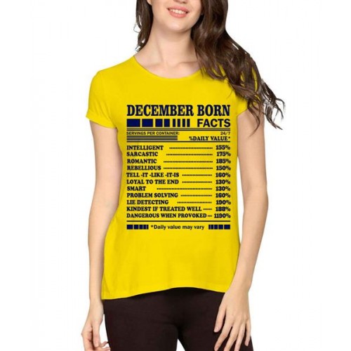 December Birthday Graphic Printed T-shirt