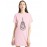 Bulb Fish Graphic Printed T-shirt Dress