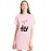 Fly Graphic Printed T-shirt Dress