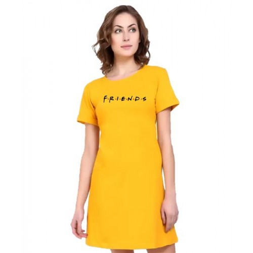 Friends Graphic Printed T-shirt Dress