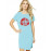 Peace Graphic Printed T-shirt Dress