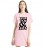 You And Me Love Graphic Printed T-shirt Dress