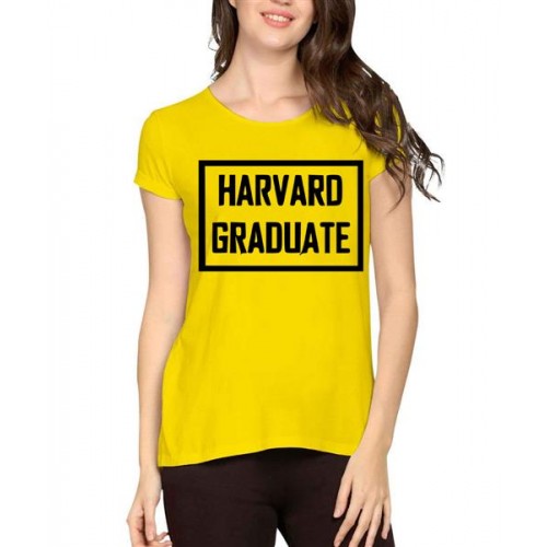Harvard Graduate Graphic Printed T-shirt