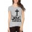 Jesus Knows Who I Really Am Graphic Printed T-shirt