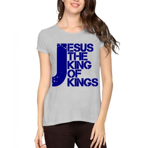 Jesus The King Of Kings Graphic Printed T-shirt