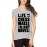 Women's Cotton Biowash Graphic Printed Half Sleeve T-Shirt - Life Is Chess