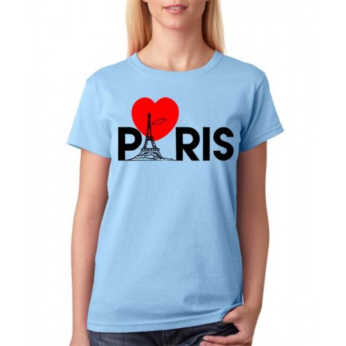 I Love Paris Graphic Printed T-shirt