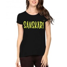 Sanskari Graphic Printed T-shirt