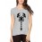 Women's Cotton Biowash Graphic Printed Half Sleeve T-Shirt - Scorpio Tail