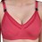 Women's Cotton Non-Padded Non-Wired Maternity/Nursing/Feeding Bra- Combo Pack of 2 Assorted Colors (Skin & Red)