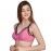 Women's Cotton Non-Padded Non-Wired Maternity/Nursing/Feeding Bra- Combo Pack of 2 Assorted Colors (Yellow & Baby Pink)