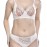 Women's Laced Bra and Panty Combo Lingerie Set (Pack of 3)
