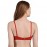 Women's Girl's Cotton Light-Padded Regular Bra (Colour: Skin & Red)