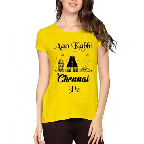 Aao Kabhi Chennai Graphic Printed T-shirt