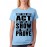 Women's Cotton Biowash Graphic Printed Half Sleeve T-Shirt - Act Show Prove