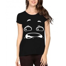 Afraid Face Graphic Printed T-shirt