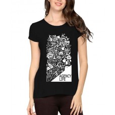 Agency Life Graphic Printed T-shirt