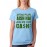 Women's Cotton Biowash Graphic Printed Half Sleeve T-Shirt - Aish Cash Hai