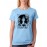 Women's Cotton Biowash Graphic Printed Half Sleeve T-Shirt - Anibal