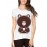 Women's Cotton Biowash Graphic Printed Half Sleeve T-Shirt - Baby Bear Heart