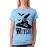 Women's Cotton Biowash Graphic Printed Half Sleeve T-Shirt - Bad Witch