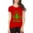 Women's Cotton Biowash Graphic Printed Half Sleeve T-Shirt - Be A Pineapple 