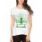 Women's Cotton Biowash Graphic Printed Half Sleeve T-Shirt - Be A Pineapple 