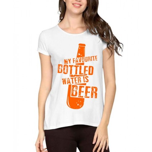 My Favourite Bottled Water Is Beer Graphic Printed T-shirt