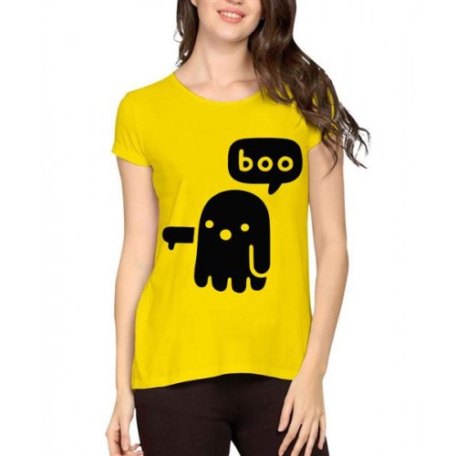 Boo Graphic Printed T-shirt