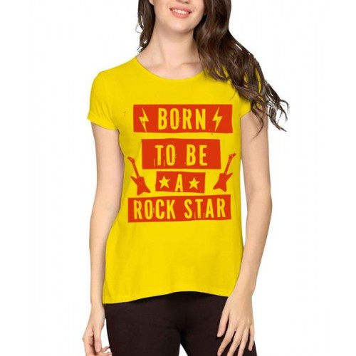 Born To Be A Rockstar Graphic Printed T-shirt