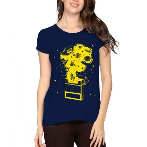 Galaxy Box Graphic Printed T-shirt