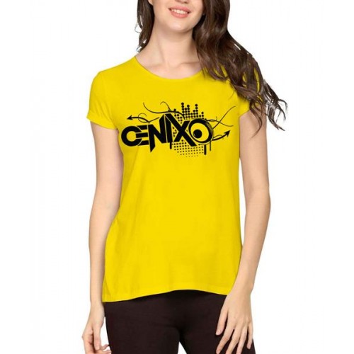Cenixo Musical Graphic Printed T-shirt