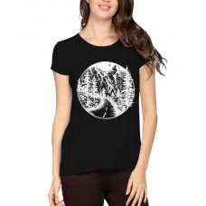 Circle Nature Graphic Printed T-shirt
