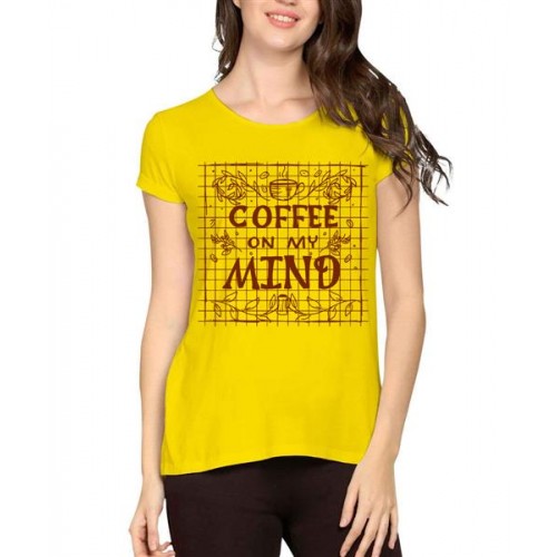Coffee On My Mind Graphic Printed T-shirt