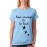 Women's Cotton Biowash Graphic Printed Half Sleeve T-Shirt - Courage And Kind