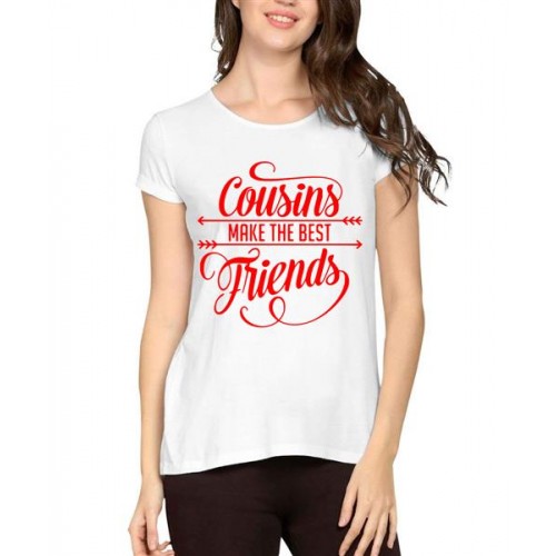Cousins Make The Best Friends Graphic Printed T-shirt