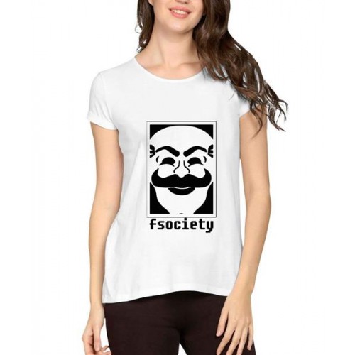 Fsociety Graphic Printed T-shirt