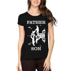 Father Son Graphic Printed T-shirt