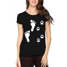 Foot Of Life Graphic Printed T-shirt