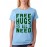 Women's Cotton Biowash Graphic Printed Half Sleeve T-Shirt - Free Hugs I Need