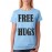 Free Hugs Graphic Printed T-shirt