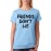 Women's Cotton Biowash Graphic Printed Half Sleeve T-Shirt - Friends Don't Lie