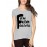 Women's Cotton Biowash Graphic Printed Half Sleeve T-Shirt - Fun Freedom Forever