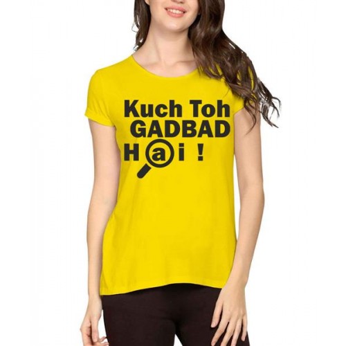 Kuch Toh Gadbad Hai Graphic Printed T-shirt