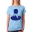 Women's Cotton Biowash Graphic Printed Half Sleeve T-Shirt - Galaxy Kiss Couple