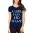 Women's Cotton Biowash Graphic Printed Half Sleeve T-Shirt - Girl Has No Name