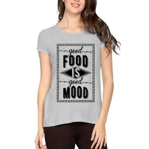 Good Food Is Good Mood Graphic Printed T-shirt