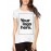 Women's Graphic Printed Half Sleeve Cotton Customized T-Shirt